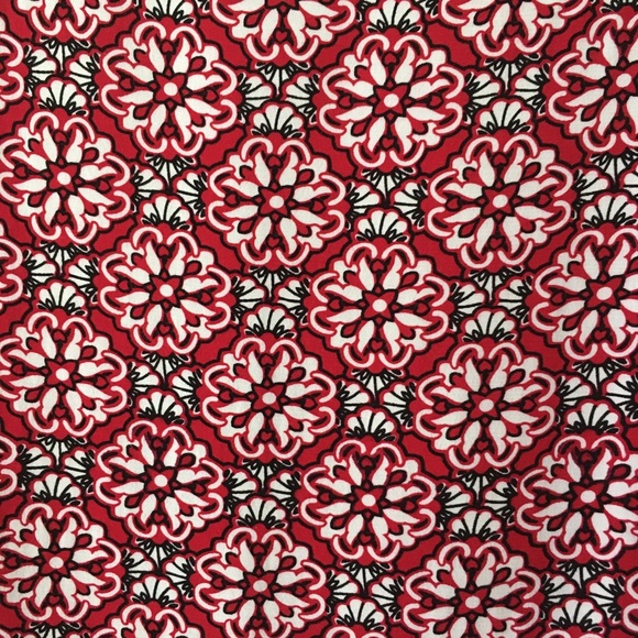 Northern Reflections Red Border Print Tunic Boho Size Medium - Picture 5 of 10